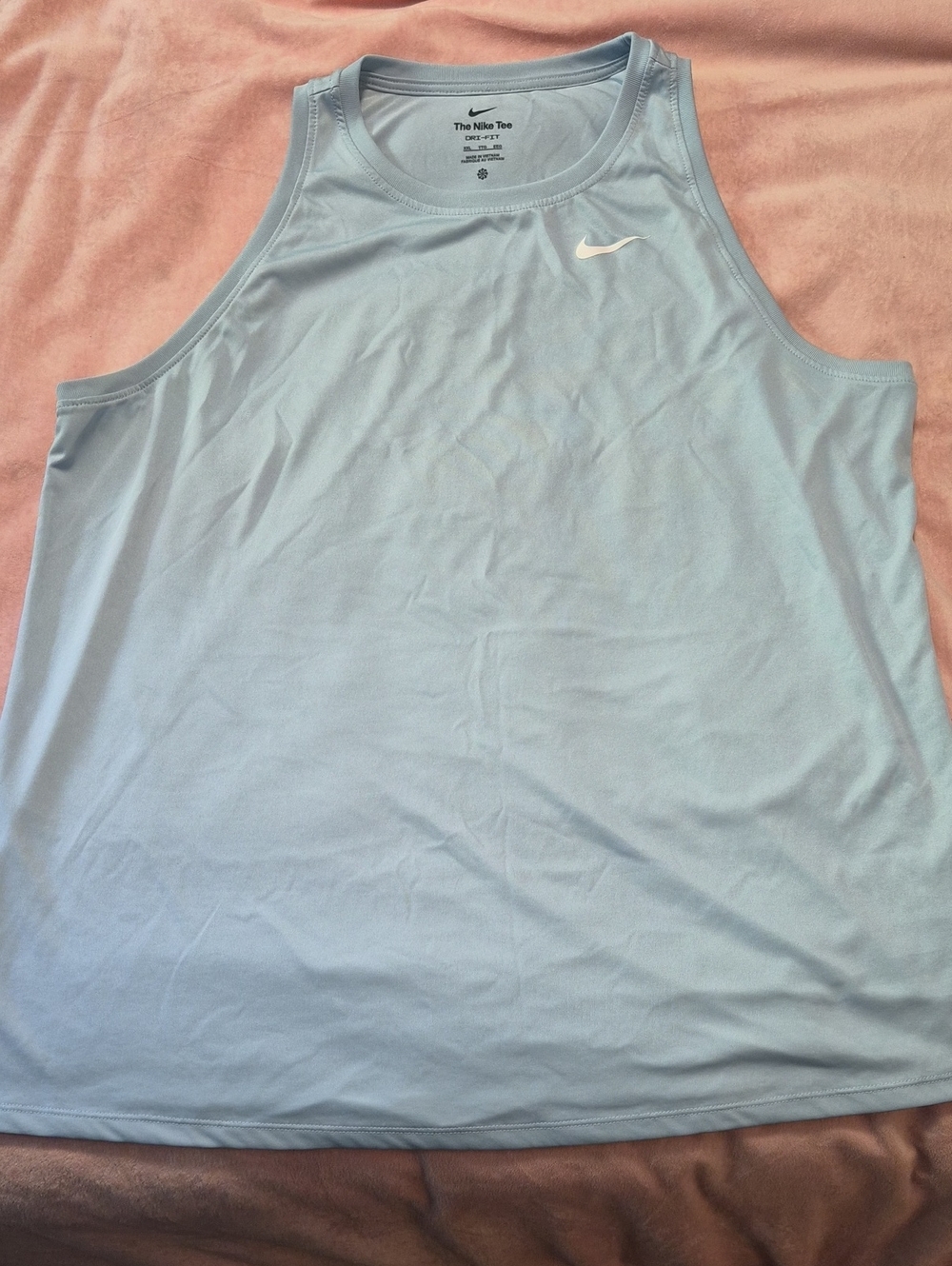 Nike Women’s Light Blue Athletic Tank Top
